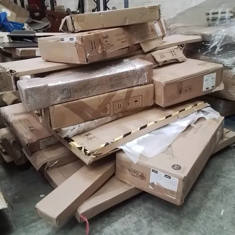 PALLET OF ASSORTED FURNITURE FLATPACKED PRODUCTS TO INCLUDE;TV UNIT,RADIATOR COVER,TOWER CHEST 