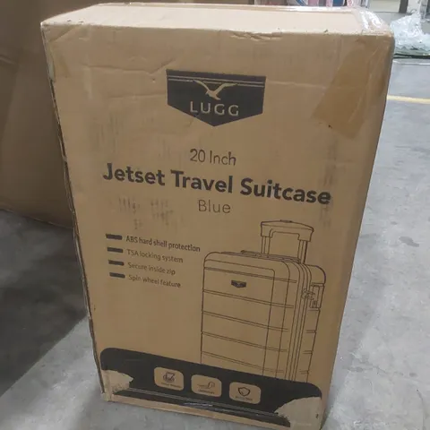 BOXED LUGG 20" JETSET TRAVEL SUITCASE - BLUE