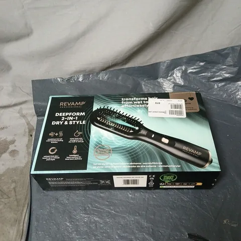 REVAMP DEEPFORM 2 IN 1 DRY AND STYLE HOT AIR STYLER BOXED