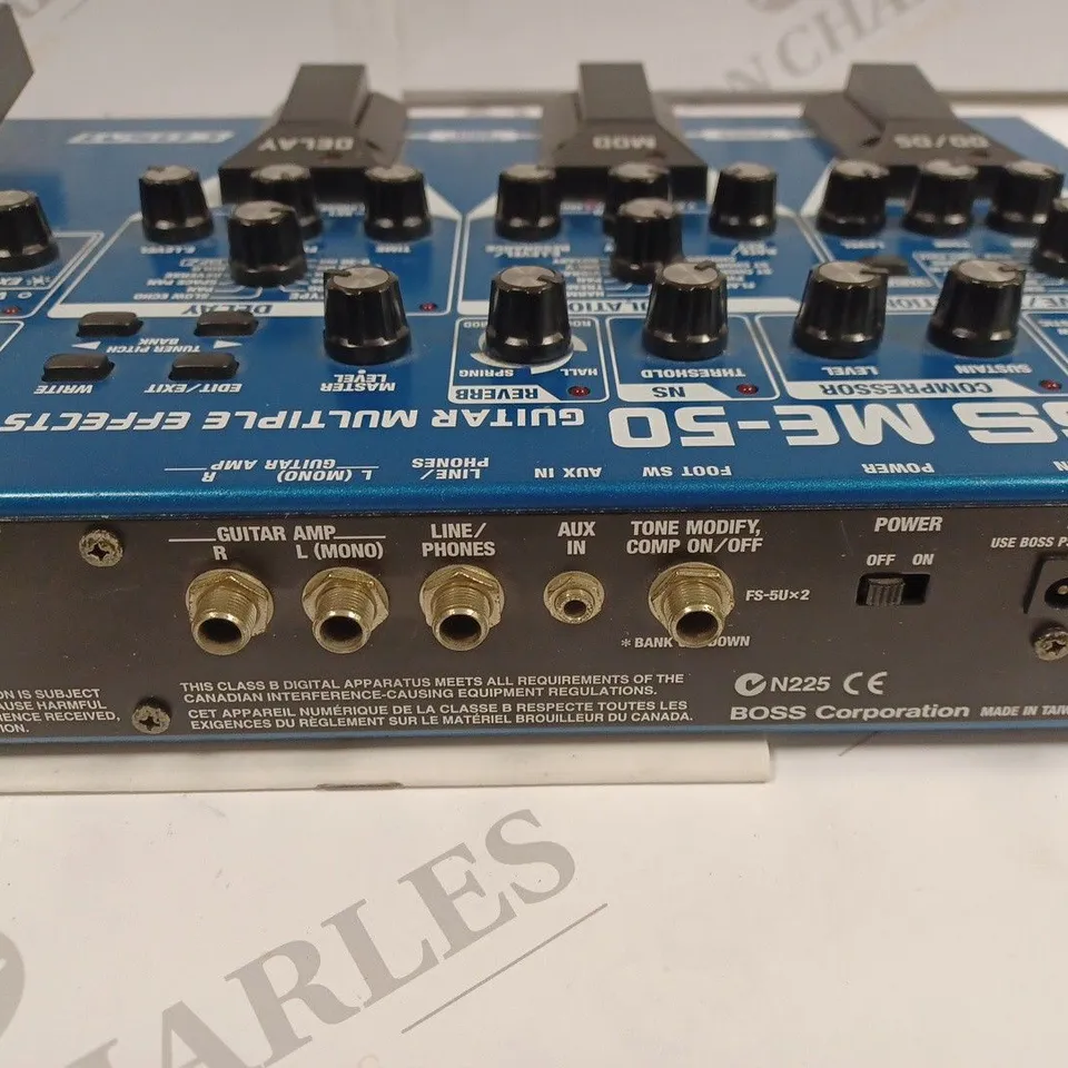 UNBOXED BOSS ME-50 GUITAR MULTIPLE EFFECTS
