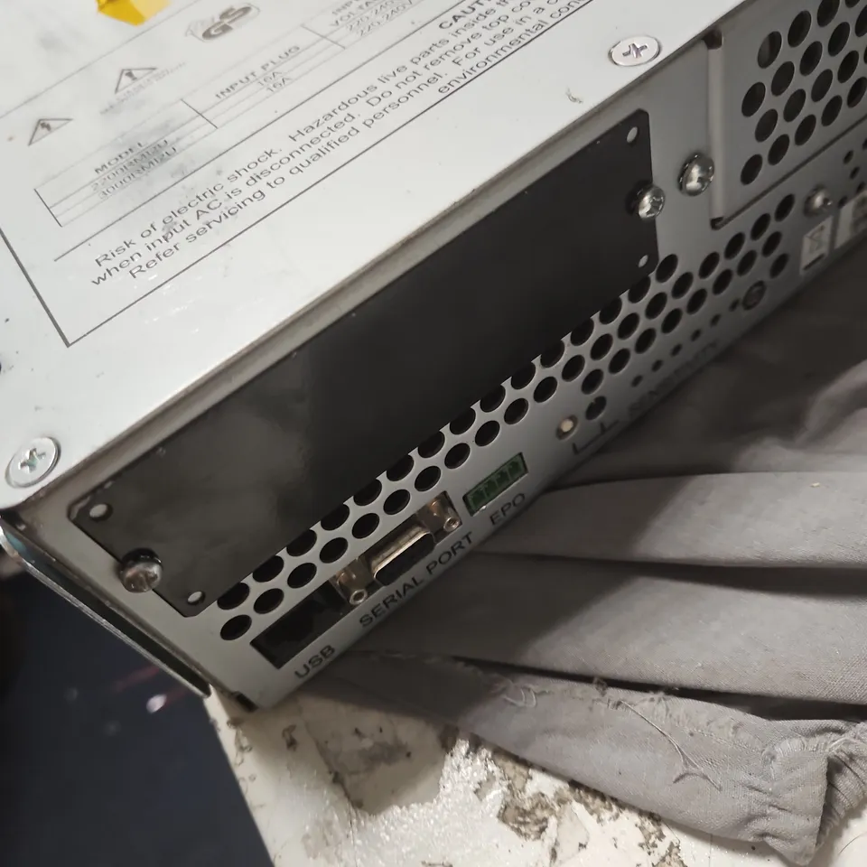 INDUSTRIAL POWER SUPPLY / CONTROL UNIT – METAL ENCLOSURE, MODEL 2200RUM2N,