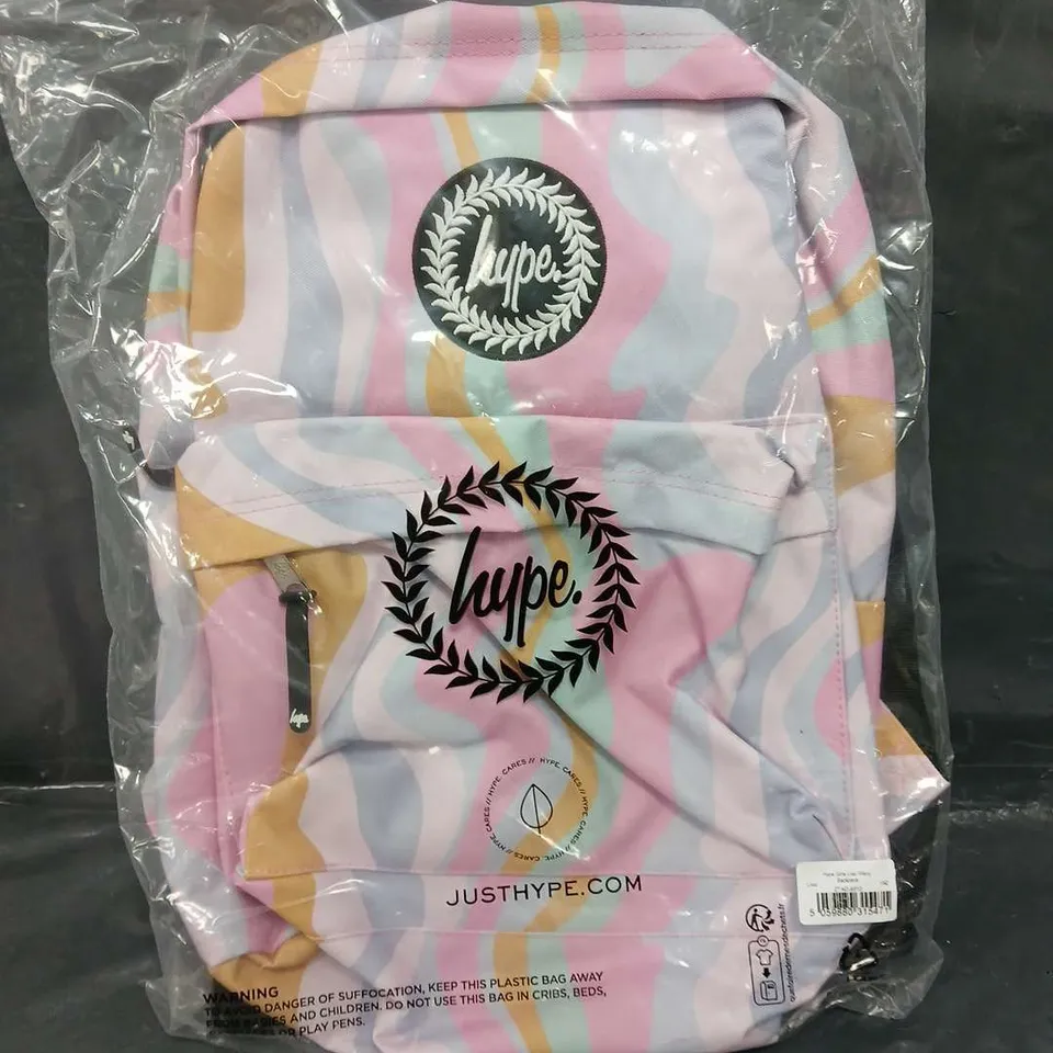 HYPE GIRLS LILAC WAVY BACKPACK  