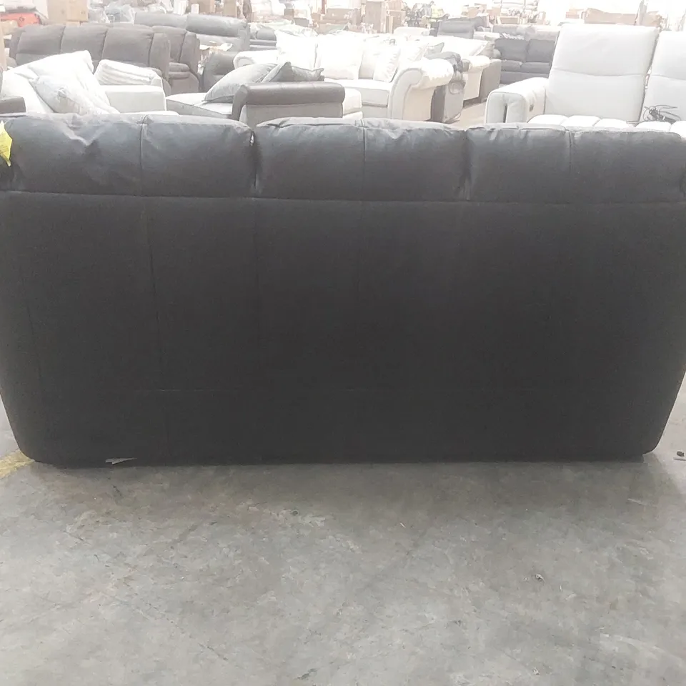 QUALITY DESIGNER NAPLES ITALIAN LEATHER 3 SEATER SOFA