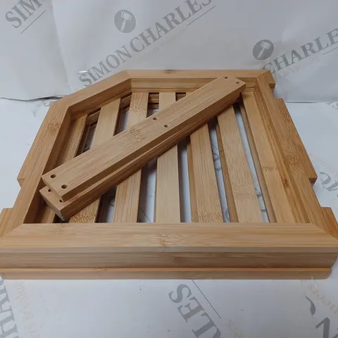 WOODQUAIL 3 TIER BAMBOO KITCHEN CORNER SHELF
