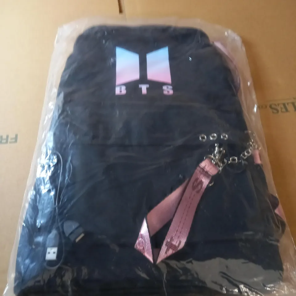 BTS BLACK/PINK RUCKSACK
