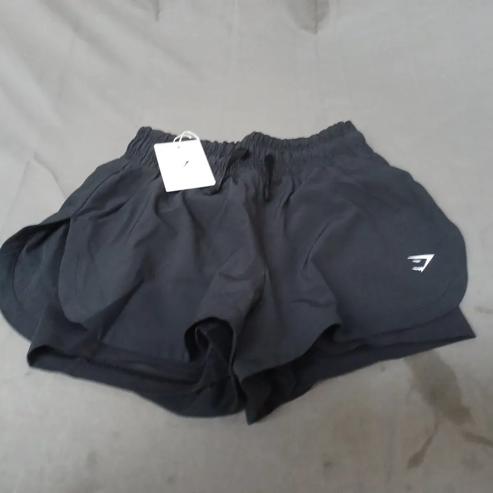 GYMSHARK RUNNING 2 IN 1 SHORTS SIZE XS