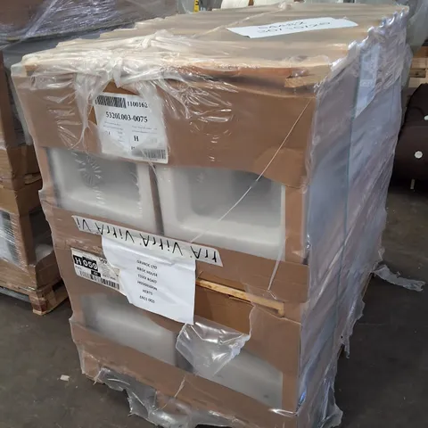 PALLET CONTAINING APPROXIMATELY 12 VITRA S50 WHITE WALL HUNG SHORT PROJECTION WC PANS - 360×480MM