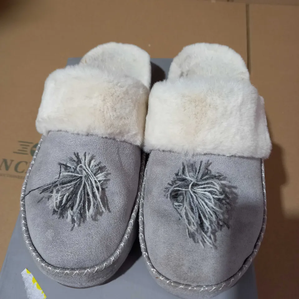 VIONIC GRACE SLIPPER GREY SIZE 5