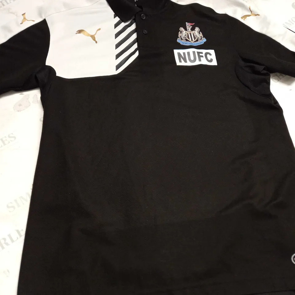 NEWCASTLE UNITED FC OFFICIAL POLO SHIRT SIZE L