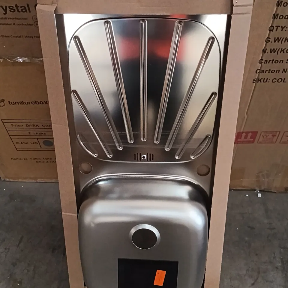 BOXED METAL SINK/DRAINING SURFACE (1 BOX)