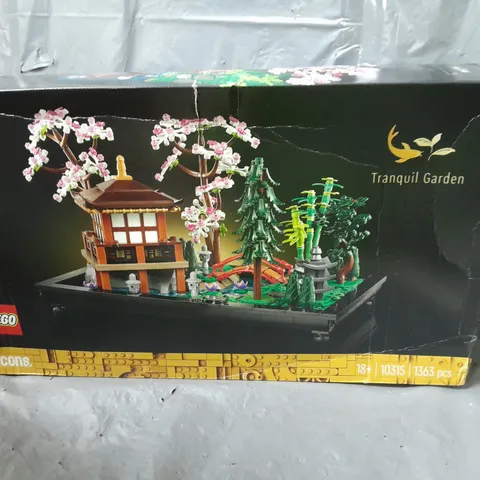 BOXED LEGO 10315 TRANQUIL GARDEN 