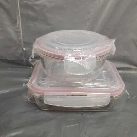 BOXED VINSANI 10PCS GLASS CONTAINER SET 