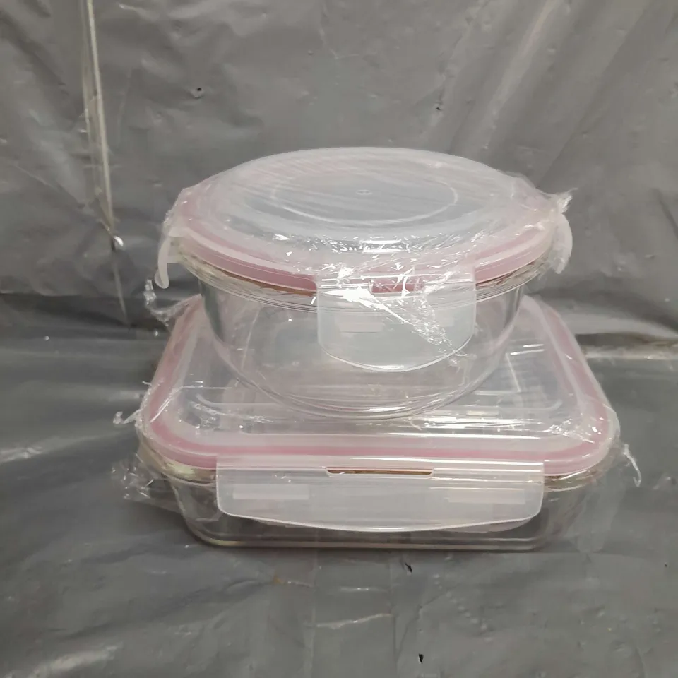 BOXED VINSANI 10PCS GLASS CONTAINER SET 