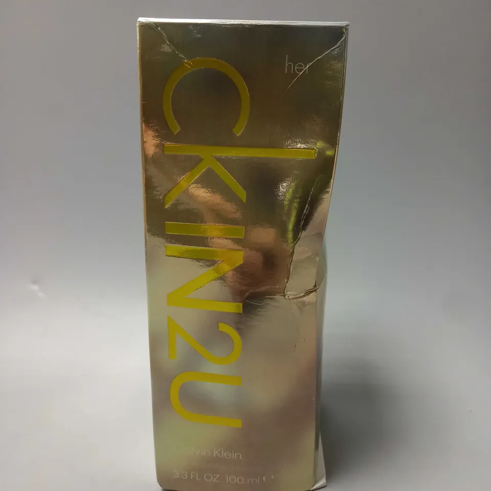 BOXED CALVIN KLEIN CK IN2U HER - 100ML RRP £50