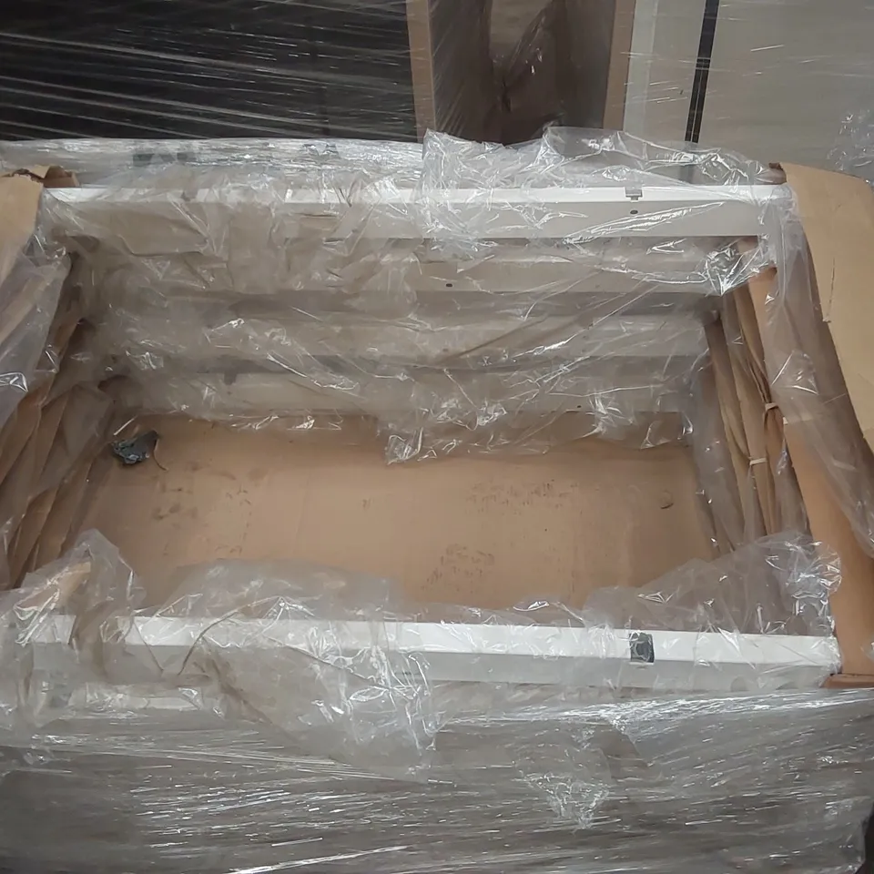 PALLET CONTAINING APPROXIMATELY 4X INDIVIDUALLY PACKAGED CB BENCH 1200 END LEGS 