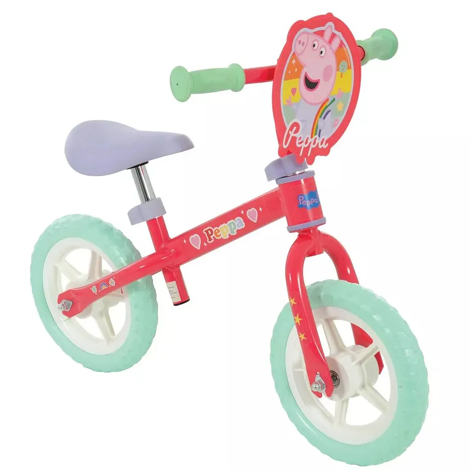 BOXED PEPPA PIG 10 INCH BALANCE BIKE RRP £49.99