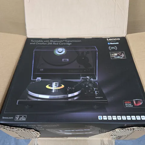 LENCO TURNTABLE WITH BLUETOOTH TRANSMISSION – BOXED