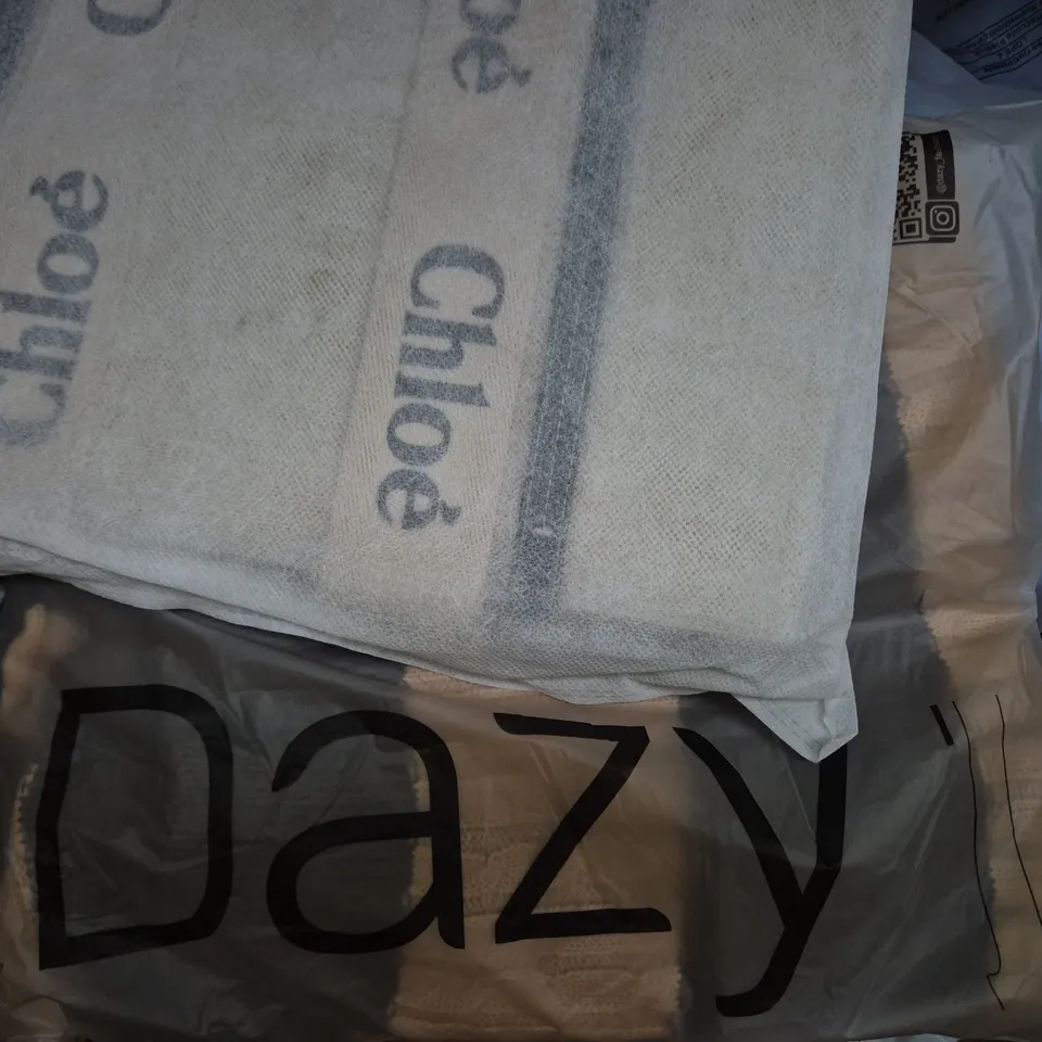 APPROXIMATELY 25 ASSORTED CLOTHING AND FASHION PRODUCTS IN VARIOUS STYLES AND SIZES - COLLECTION ONLY