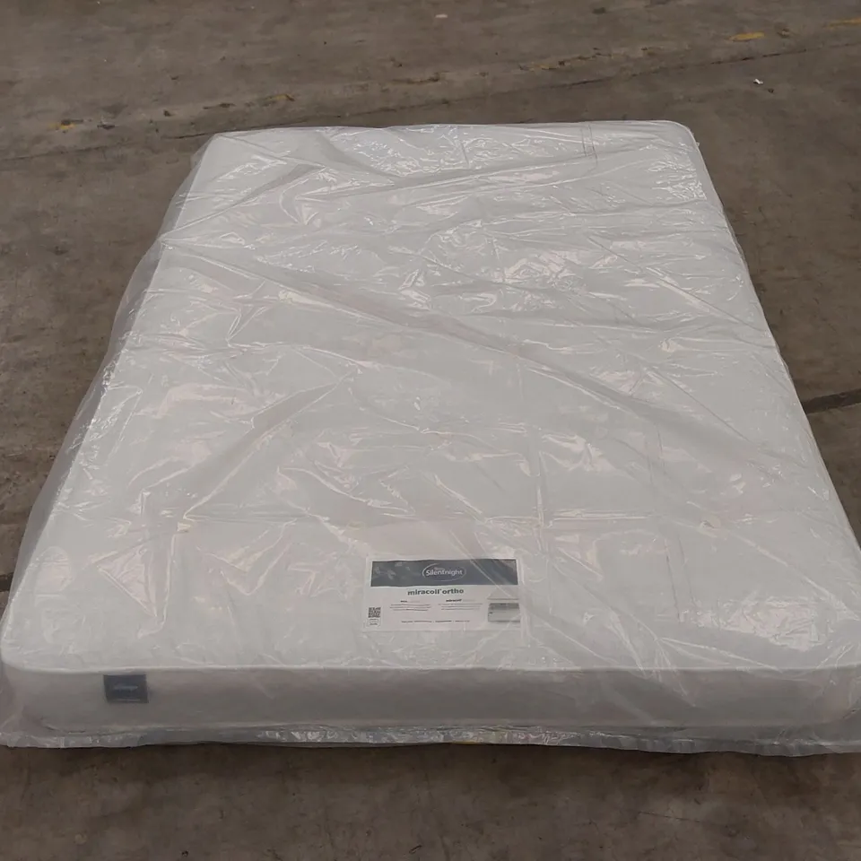 QUALITY BAGGED 5' KINGSIZE SILENTNIGHT ECO COMFORT MICROCOIL ORTHO MATTRESS