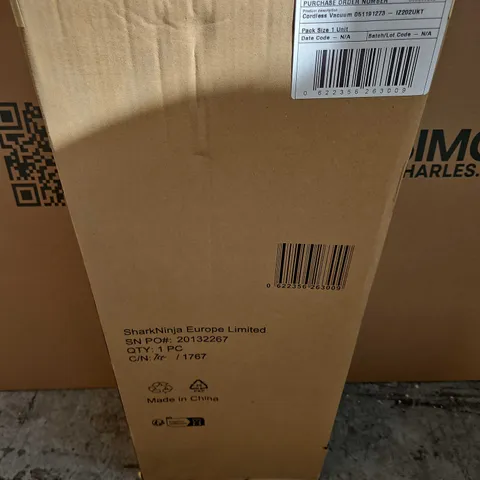 BOXED AND SEALED SHARKNINJA CORDLESS VACUUM IZ202UKT