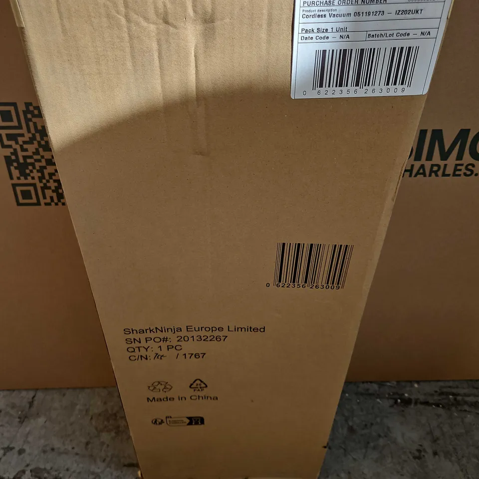 BOXED AND SEALED SHARKNINJA CORDLESS VACUUM IZ202UKT 