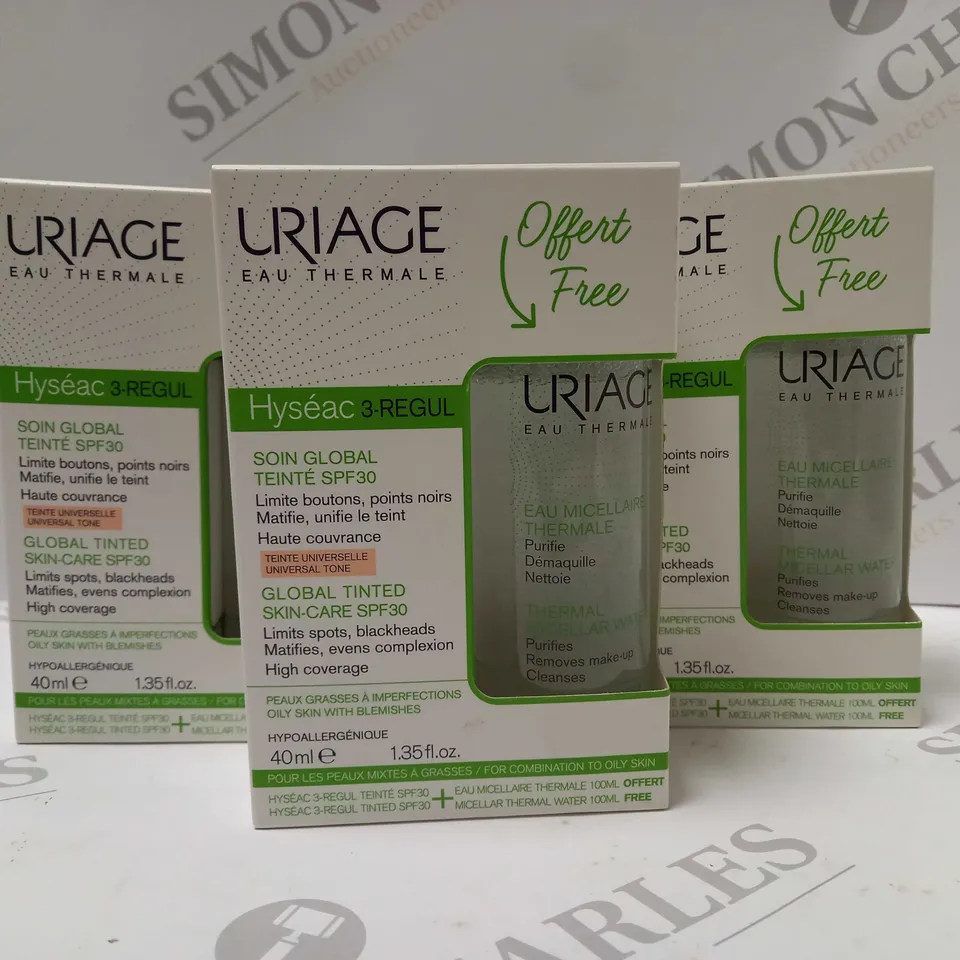BOX OF 5 URIAGE EAU THERMALE GLOBAL TINTED SKINCARE SETS 