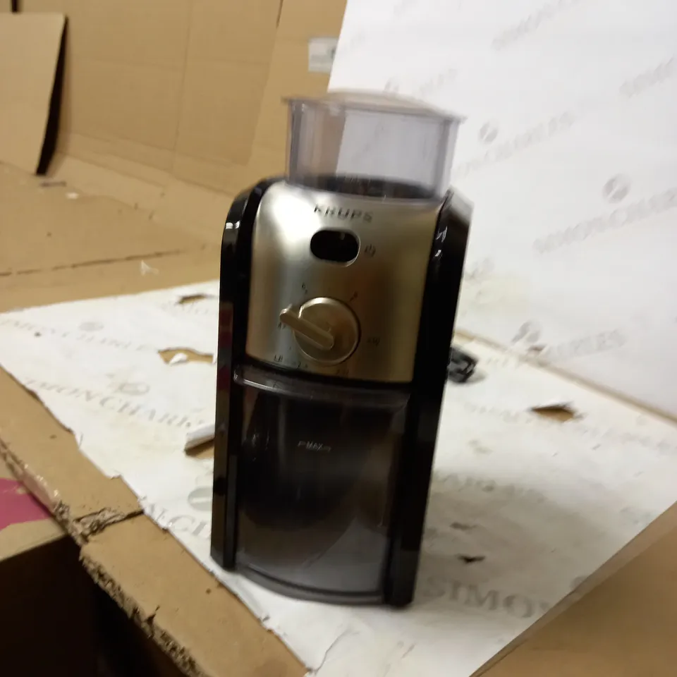 KRUPS EXPERT BURR GRINDER FOR COFFEE BEANS