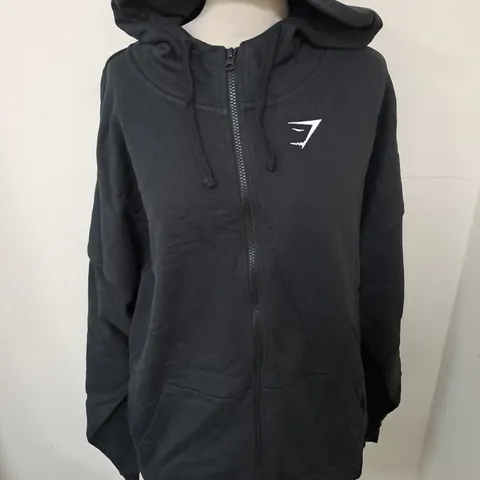 GYMSHARK OVERSIZED ZIP HOODIE - M