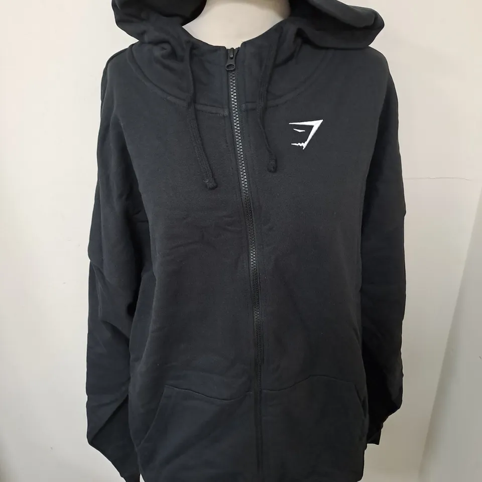 GYMSHARK OVERSIZED ZIP HOODIE - M