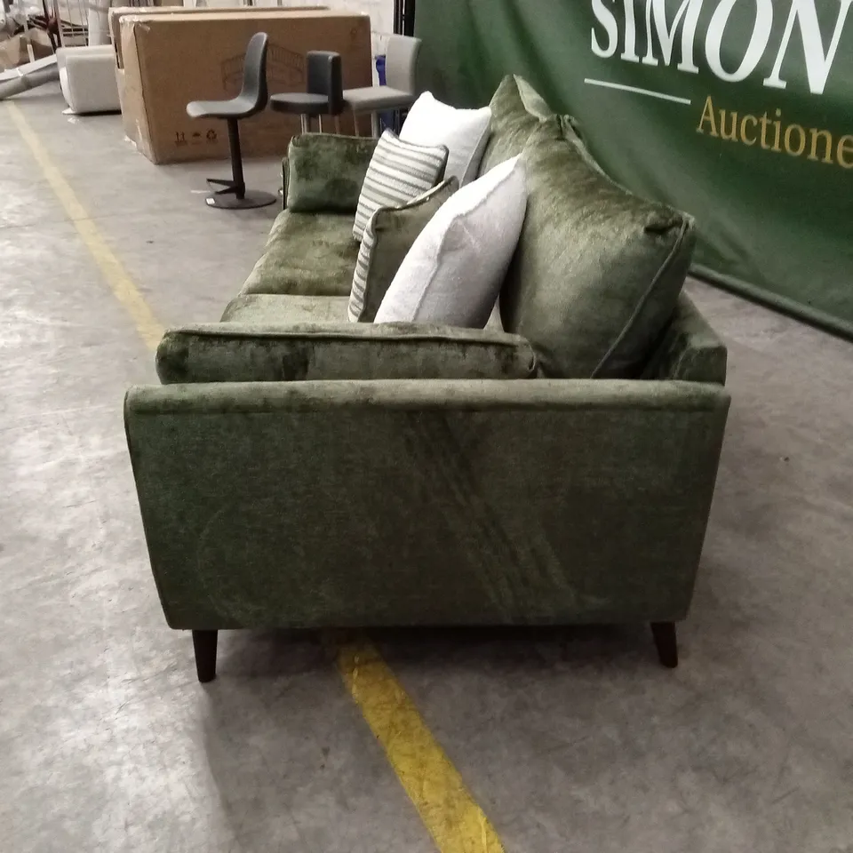 SANREMO 3 SEATER SOFA - OLIVE GREEN RRP £1349