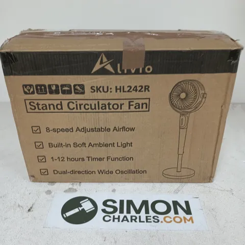 BOXED ALIVIO STAND CIRCULATOR FAN