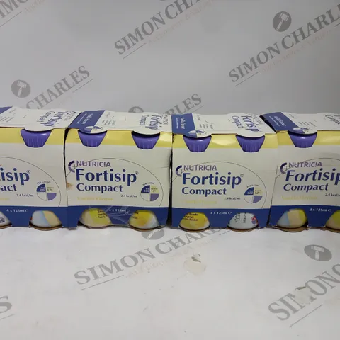 4 BOXED (4 BOTTLES PER BOX) NUTRICIA FORTISIP COMPACT - 125ML VANILLA FLAVOUR