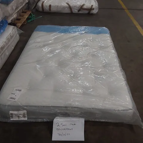 QUALITY BAGGED LILAC ORTHOPEDIC DOUBLE MATTRESS 