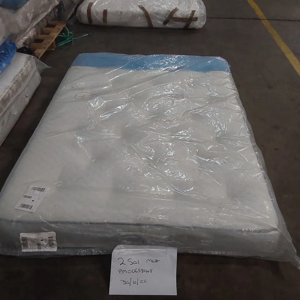 QUALITY BAGGED LILAC ORTHOPEDIC DOUBLE MATTRESS 