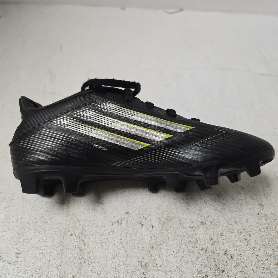 Football boots – black with neon detailing