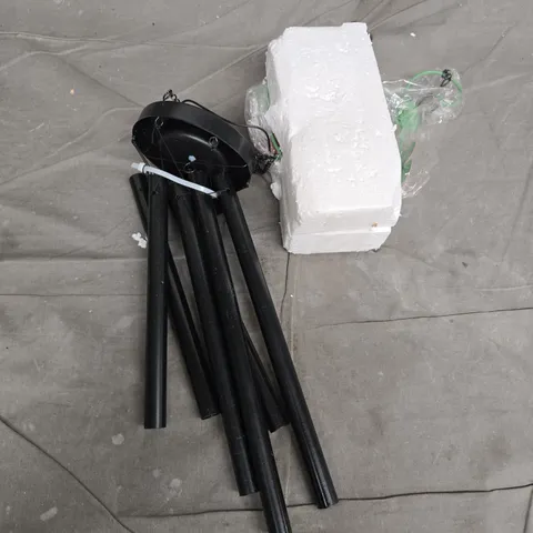 UNBRANDED SOLAR WIND CHIME IN BLACK