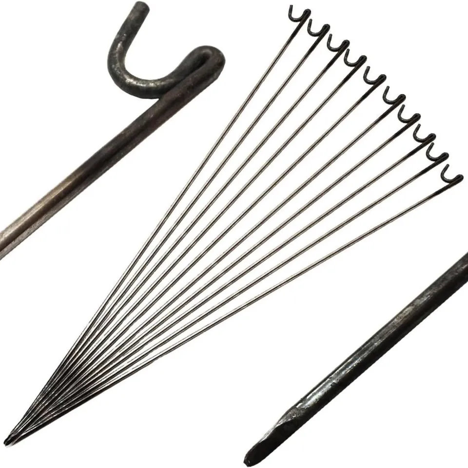 BOXED OYPLA 10 X STEEL FENCING PINS