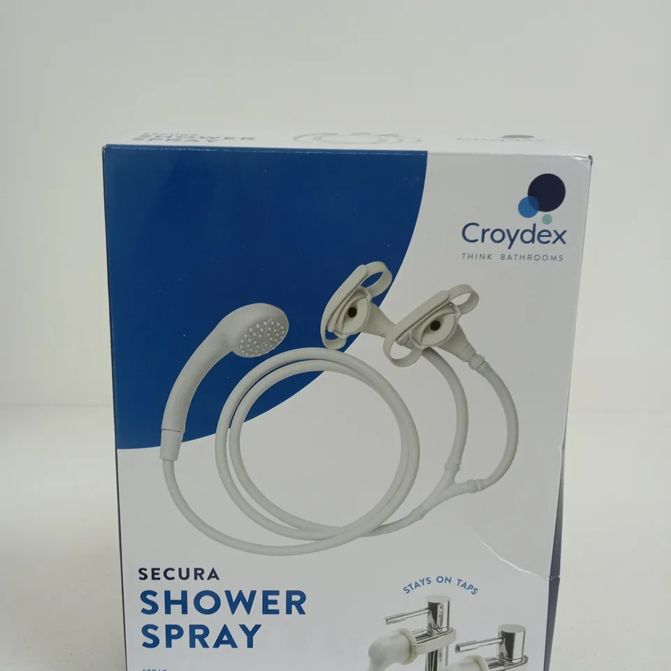 BOXED CROYDEX SECURA SHOWER SPRAY 