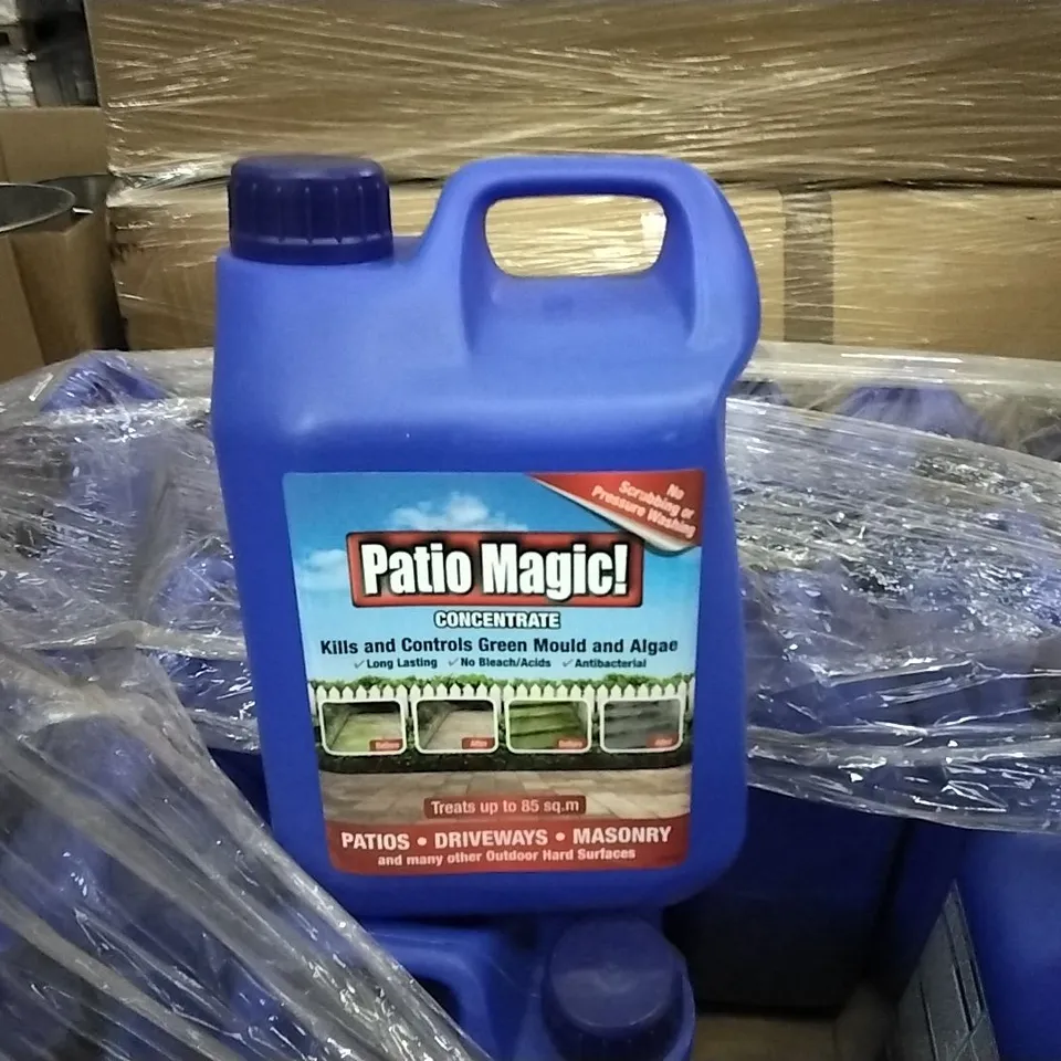 PALLET OF APPROXIMATELY 140 TUBS OF PATIO MAGIC