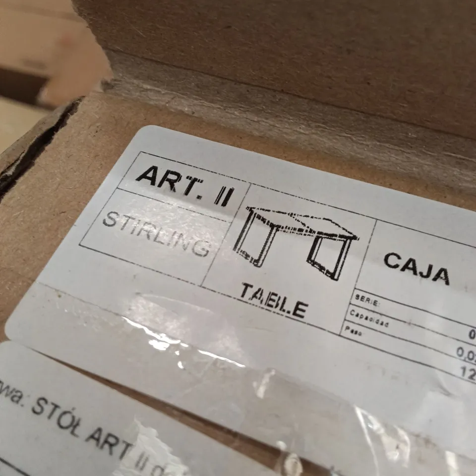 BOXED CAJA ART 150 EXTENDABLE TABLE - OAK (2 BOXES)