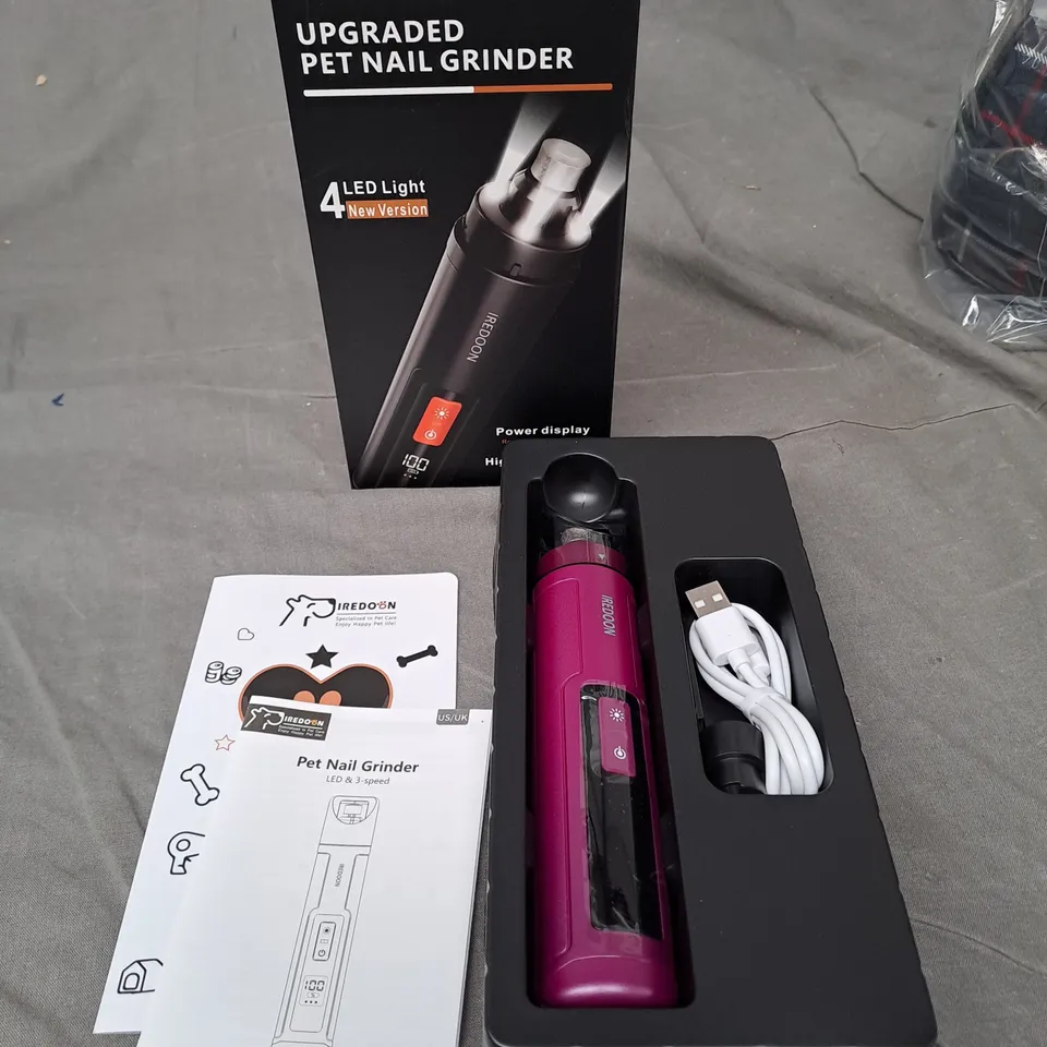 IREDON UPGRADED PET NAIL GRINDER