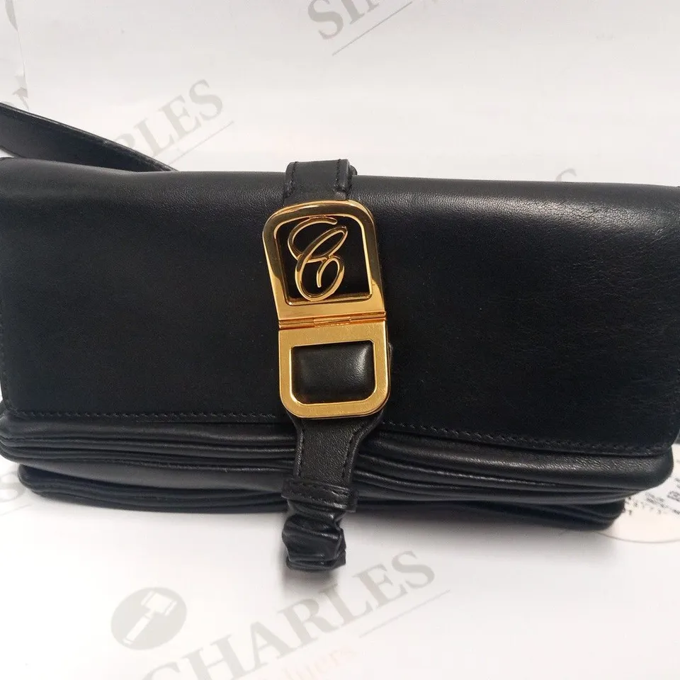 CHLOE BLACK LONG STRAP BAG