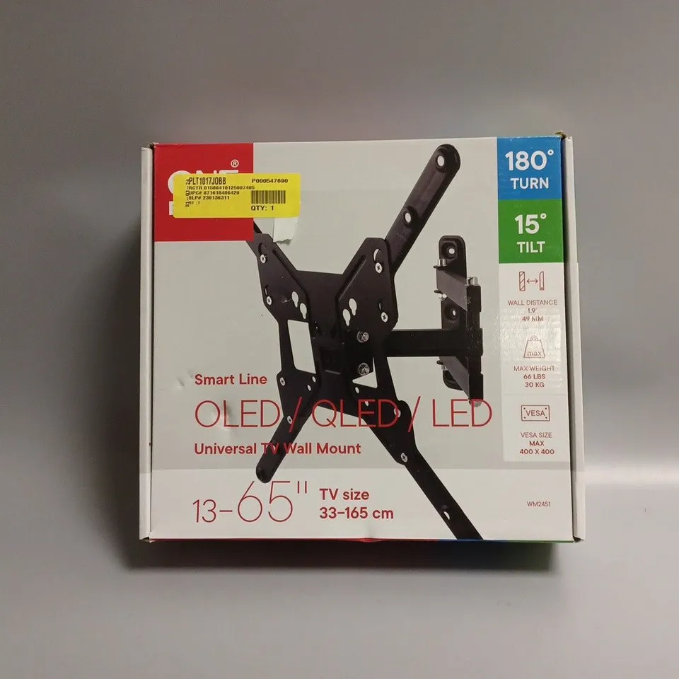 BOXED ONE FOR ALL UNIVERSAL TV WALL MOUNT 