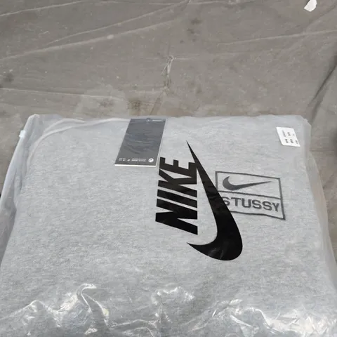 NIKE X STUSSY HOODIE – GREY SIZE M