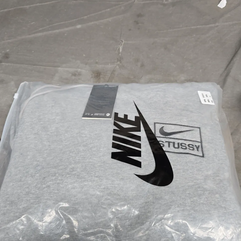 NIKE X STUSSY HOODIE – GREY SIZE M