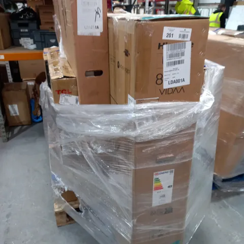 PALLET OF SEVEN ASSORTED TELEVISIONS.  - COLLECTION ONLY