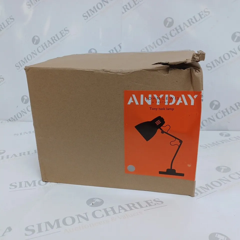 BOXED JOHN LEWIS TONY TASK LAMP