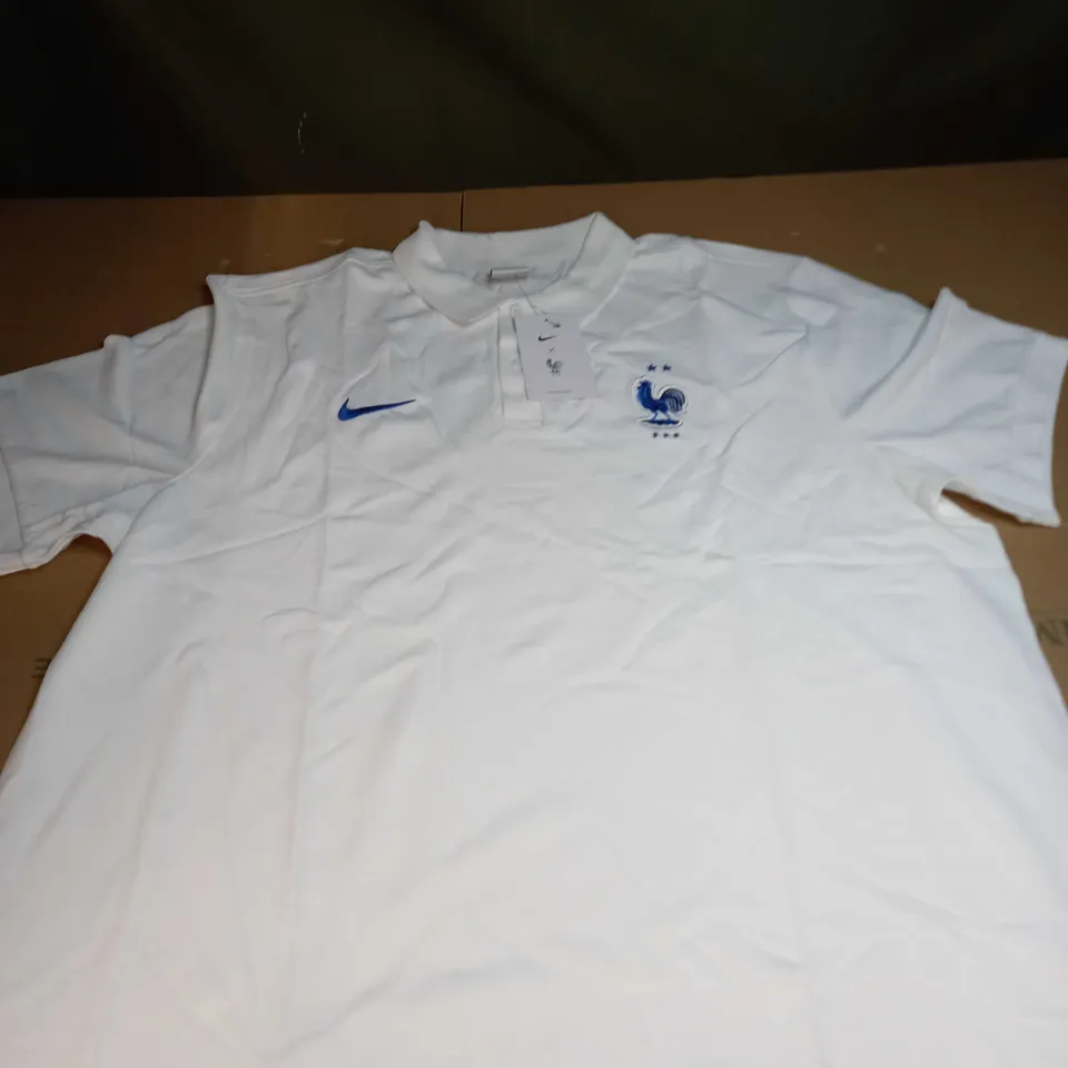 MENS NIKE FRANCE FC POLO SHIRT SIZE XXL