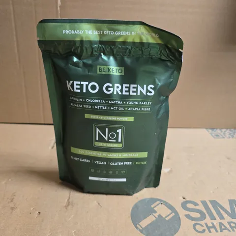 BE KETO KETO GREENS POWDER – NO.1 SUPER GREENS, VEGAN & GLUTEN FREE 250G