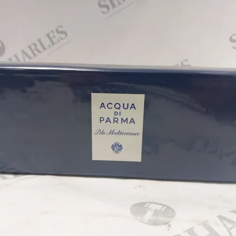 BOXED AND SEALED ACQUA DI PARMA BLU MEDITERRANEO EAU DE TOILETTE MINIATURE SET